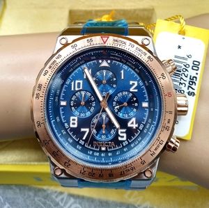 FIRM PRICE-Invicta Aviator Nautical Chronograph men's Watch